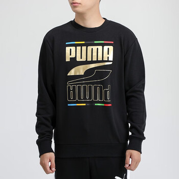 彪马(puma)男装上衣 春季新款运动服跑步健身训练舒适休闲时尚套头衫