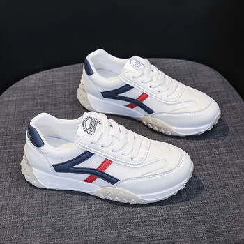 回力断码跳绳运动鞋女健身房居家减震轻便软底学生中考体育考试专蓝色