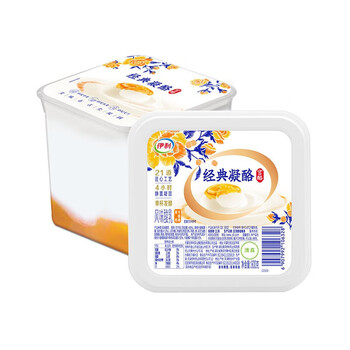 伊利经典凝酪 黄桃卡曼橘味 800g*1桶 低温酸奶风味发酵乳
