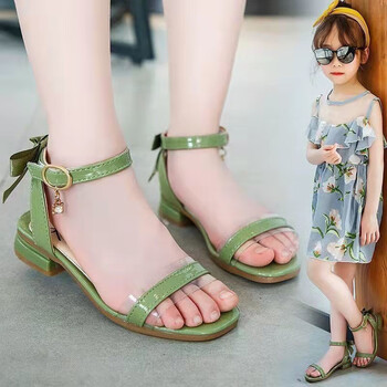 孩恋依依女童凉鞋夏季2022新款时尚儿童公主鞋韩版软底中大童小女孩