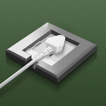 式插头床头衣柜嵌入式内嵌86墙壁开关入墙插座插孔内嵌插头隐形不外凸