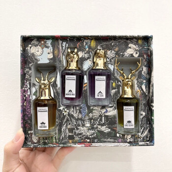 潘海利根香水新品兽首小样套盒鹿头狐狸头套装麋鹿狐狸鸭麻雀熊deyqiy