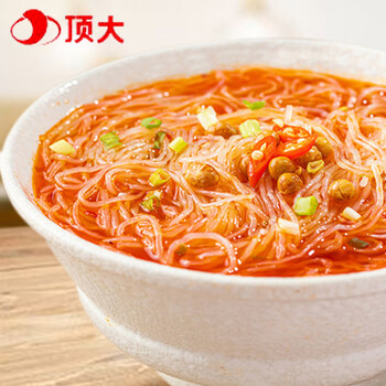 顶大粉丝105克x20袋整箱方便面酸辣粉非油炸速食泡面条宵夜 【顶大