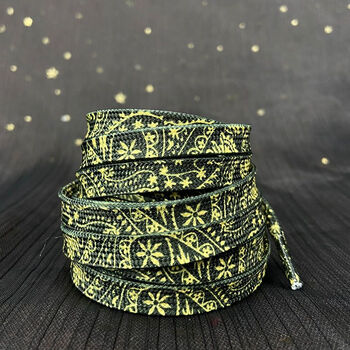 jane deiune原创鞋带适配af1空军一号腰果花彩色渐变男女款配饰潮帆布