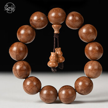 艺芝林 五台山六道木手串佛珠降龙木老料文玩男女情侣文玩送老公送男友   六道木 20mm