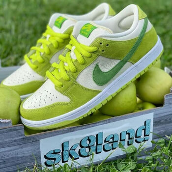 linikerb【莆田纯原】dunk青苹果sb low低帮叶绿色休闲板鞋百搭情侣运
