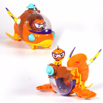 正版庄臣海豚帮帮号玩具帮帮超能侠五合体套装可变形组合全套男孩海豚