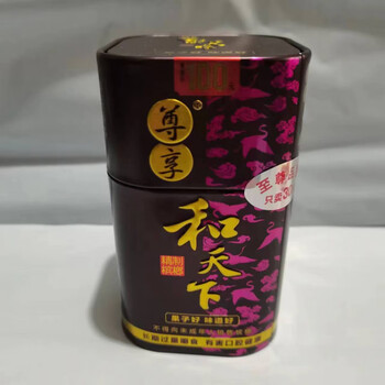 天下槟榔罐装批发湖南湘潭尊享槟榔青果口味铁盒高端礼盒 100圆和天下