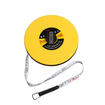 卷尺100m测量尺工程测量皮卷尺盒尺100m测量精准变速皮卷尺皮尺100米