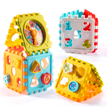 育儿儿童玩具男孩女孩益智六面体一岁宝宝早教启智