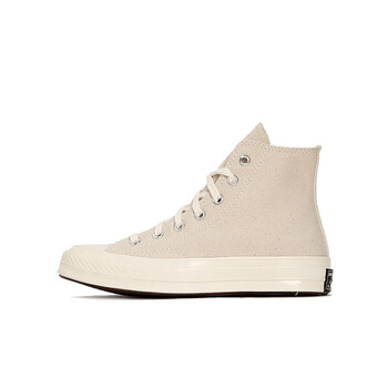 匡威(converse)converse匡威新款1970s三星标高帮米白色帆布鞋162210c