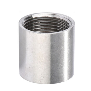 纳仕徳 lyf005 304不锈钢双内丝直接水管接头内牙圆管直接内螺纹接头