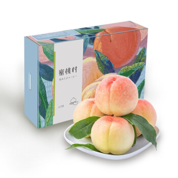 正宗無錫陽山水蜜桃 純甜多汁軟桃子白鳳湖景 新鮮應季水果禮盒包裝