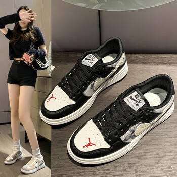 荣耀妃梵春夏季aj女鞋樱花粉空军一号小白鞋学生运动鞋马卡龙休闲鞋