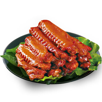 黑鸭翅零食小包装糖醋味卤味熟食真空即食混搭口味20包共40只