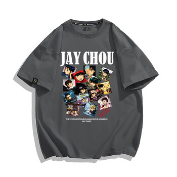 橙央周杰伦衣服jaychou周杰伦周边t恤男女同款q版周同学演唱会粉丝纪