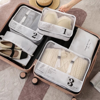 天颛画极旅行收纳袋行李箱衣服内衣裤整理包旅游衣物鞋子分装袋子出三