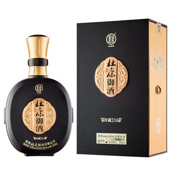 杜康酒御酒 封藏216浓香型白酒500ml礼盒装 52度【图片 价格 品牌