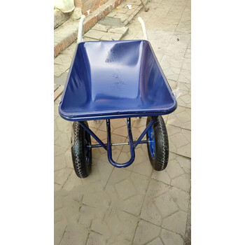 农用双轮手推车独轮车园林车翻斗车工地斗车小推车两轮建筑搬运车双轮
