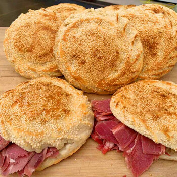 吊炉烧饼纯手工大烧饼风味散装10个装 10个原味(只有面粉和芝麻制成)