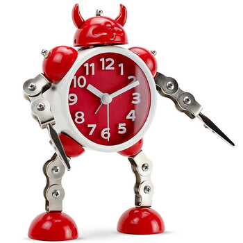 珂楚变形机器人闹钟儿童卡通个性电子钟可爱机械创意送儿童节生日礼