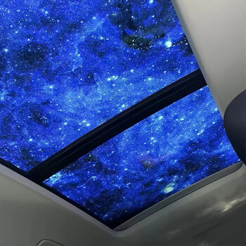 3m汽车星空冰甲全景天窗隔热膜防晒车顶玻璃防爆防紫外线tpu车贴膜135