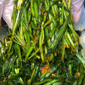 江西农家腌韭菜咸菜香辣下饭菜新鲜儿菜脆嫩腌菜梗贡菜莴笋拌面酱 腌