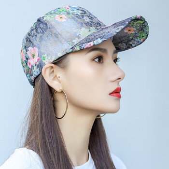 汤米伍德帽子女夏季棒球帽韩版潮流时尚ins潮牌百搭男花朵花色夏天