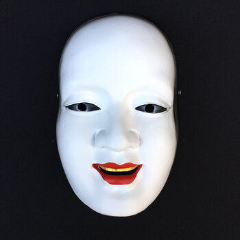 蛭子微笑面具万圣节派对道具化妆舞会搞怪恐怖漆黑的小丑面具 孙次郎