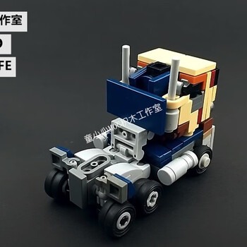 迷你可直接变形机器人国产积木moc金刚机甲擎天柱大黄蜂拼装模型 沙漠