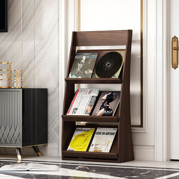 玛磁 书刊杂志架户型图宣传资料展示架书报架落地置物架报纸报刊架