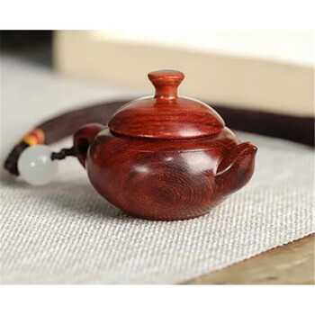 周生莹高档把玩小物件把把壶手把件印度木雕茶壶手玩件文玩物件男士