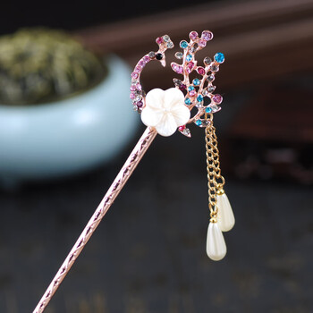 circinus 儿童古代的钗子 古装发饰古风汉服发簪盘发神器流苏簪子公主