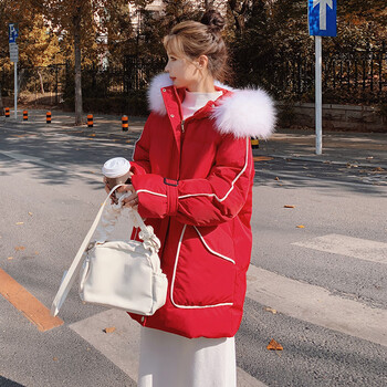 红棉袄女结婚短款大红色棉袄新娘结婚棉服女冬天回门服敬酒加绒加厚