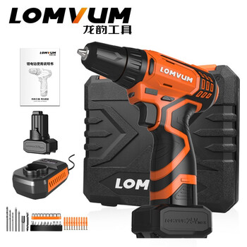 龙韵手电钻充电电钻电动螺丝刀12V锂电家用电