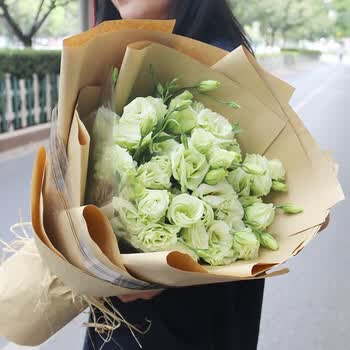 欣尚鲜花速递龙胆花洋桔梗花束送女友送老婆生日礼物家庭用花全国实体鲜花店同城配送上门绿色桔梗花束 图片价格品牌报价 京东