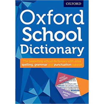 进口英文原版 现货【牛津原版】牛津学校字典词典Oxford School Dictionary 英文