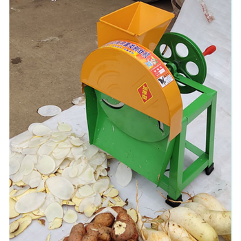 手摇红薯切片机电动刨丝机器蕃薯木薯南瓜红薯萝卜家用农用切丝切片擦