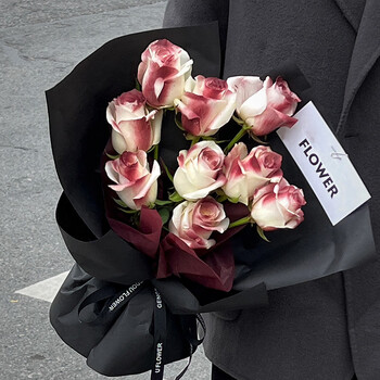 花点时间(reflower)网红凡尔赛玫瑰花束小香风感毕业季送女朋友闺蜜