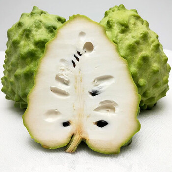 溢鲜居 台湾释迦果 2kg 精品大果3-5个 新鲜水果 京东生鲜 4斤装 白色