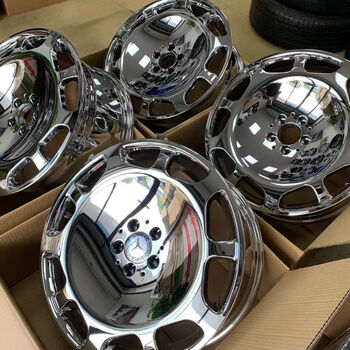 【618活动】17寸奔驰680迈巴赫原厂轮毂大饼威霆260锻造200改装皇冠