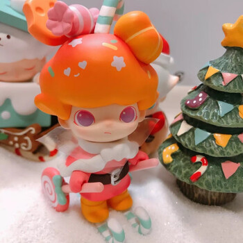 dimoo圣诞系列盲盒北极熊雪狐姜饼屋圣诞袜雪人 糖果
