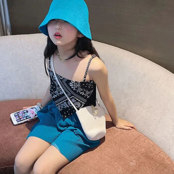 女童小背心夏季新款适合110岁小女孩穿的吊带女宝宝上衣儿童内衣薄款