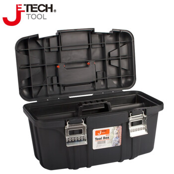 捷科（JETECH）工具箱收纳箱多功能耐摔塑料箱子PP材质耐冲击储物箱 18英寸经济款JE-18