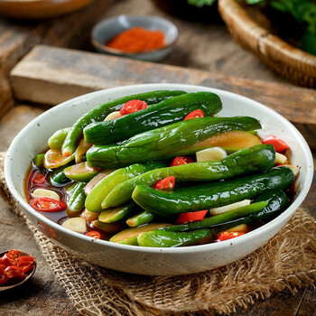 崔奶奶延边泡菜朝鲜族咸菜腌黄瓜酱黄瓜小黄瓜酱菜下饭酸甜脆韩国泡菜