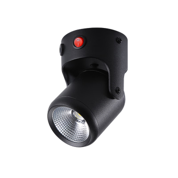 充电射灯家用免布线电池遥控可充电免走线无线射灯免接线免打孔 黑色