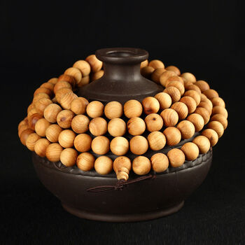 崖柏手串柏木手链太行山原木老料涯柏108颗珠子念珠佛珠男女 8mm*108