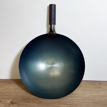 丹乐(danle)尖底炒锅开锅铁锅炒锅老式家用炒菜锅燃气灶适用无涂层轻