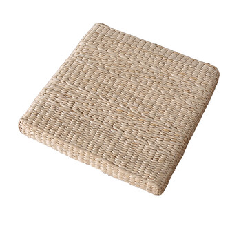 垫子草坐垫苞米叶蒲团玉米皮阳台薄款圆形垫编织坐席方形蒲草原色厚度