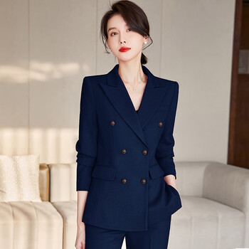 romonsgirl秋冬季小西装套装女高端气质职业装女装时尚修身西服外套商
